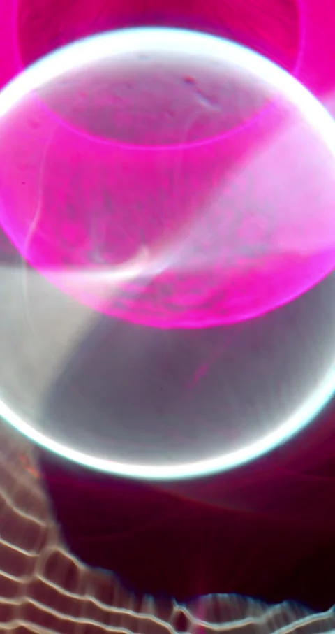 Closeup Of Abstract Chromatic Waves Background. Futuristic Holographic Video Stock Footage 304470279