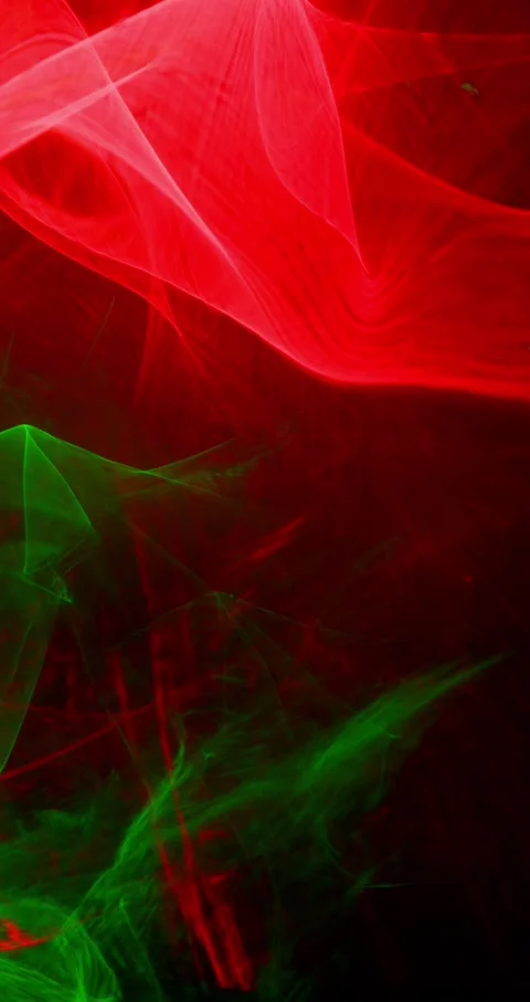 Closeup Of Abstract Chromatic Waves Background. Futuristic Holographic Video Stock Footage 304470996