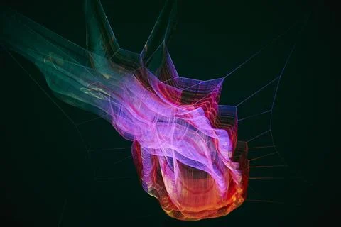 Closeup Abstract Illustration Stock Photos