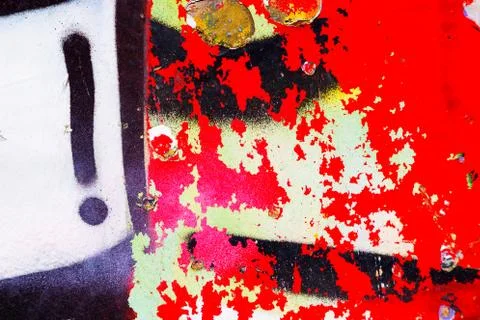 Closeup abstract painted wal Stock Photos