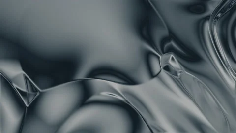 Closeup of Abstract Smooth Chromatic fluid waves background. Stock Footage 197071736