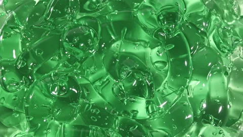 Closeup Aloe Vera sliced slice. Motion of the juice aloe vera. Natural medical Stock Footage 142999852