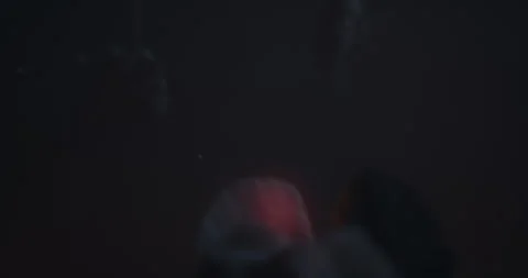 Closeup of an Animated broken man's face in hell Stock Footage 255683268