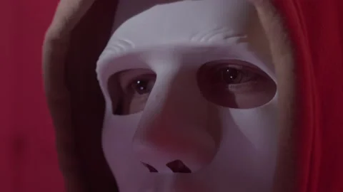 Closeup at anonymous person works on the computer, inputs code, gaming Stock Footage 147669663