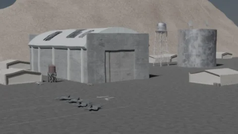 Closeup Area 51 Stock Footage 118947026