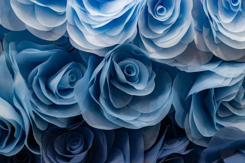 Closeup of artificial flowers textures background Stock Photos
