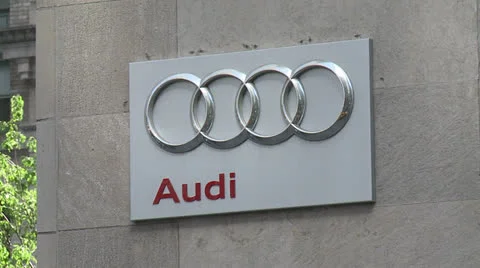 Closeup of Audi sign 動画素材 24394703