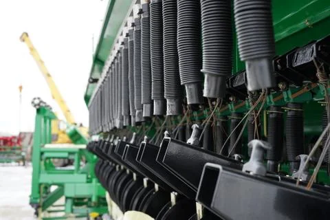 Closeup of automatic seed Stock Photos