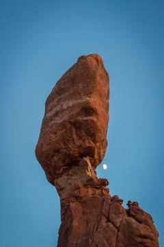 Closeup of Balanced Rock Foto stock
