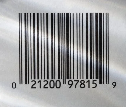 Closeup of barcode Foto stock