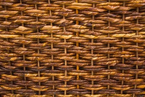 A closeup of basket weave texture Stockfoto's