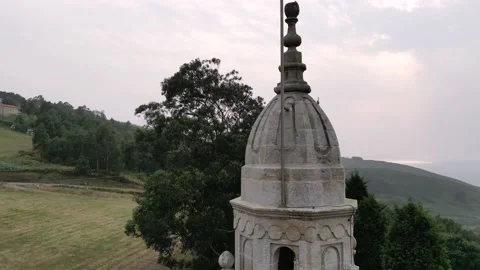 Closeup Of Bell Tower On Coastal Stockbeeldmateriaal 229239460