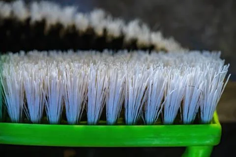 Closeup big brush background texture Stock Photos
