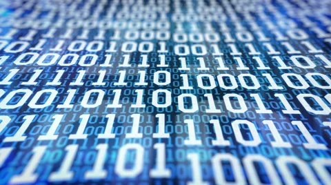 Closeup of binary code. Stock Footage 58940044