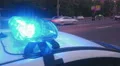 Closeup blinking strobe lights on police car, blue lightbar, emergency situation 4k or 4k+ Resolution