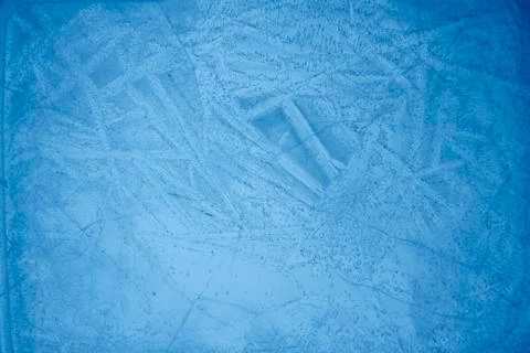 Closeup of blue ice background Stock Photos