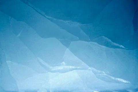 Closeup of blue ice background Stock Photos