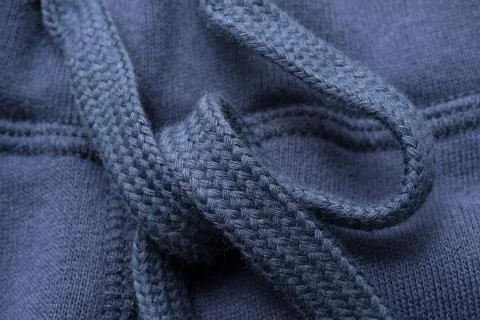 Closeup of Blue Laces Stock Photos