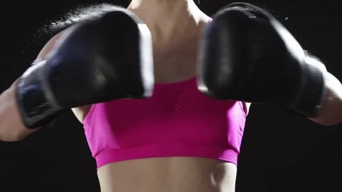 Closeup of boxing gloves Stock-Footage 80133118