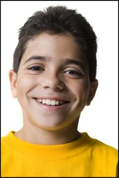 Closeup of boy smiling Stock Photos