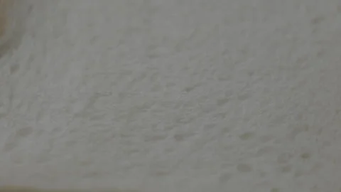 Closeup of a bread on backdrop Stock Footage 305426054