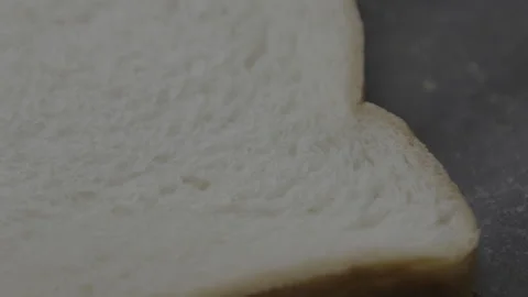 Closeup of a bread on backdrop Stock Footage 305426069