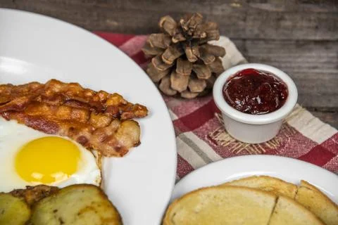 Closeup Breakfast Stock Photos