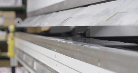 Closeup Broll of Metal Folding Stock Footage 200845791