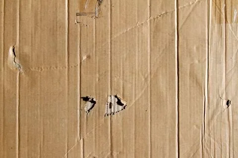 Closeup of brown cardboard texture Stock Photos