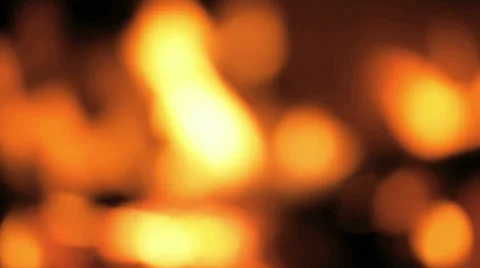 Closeup of a Burning Fire Video stock 36051862