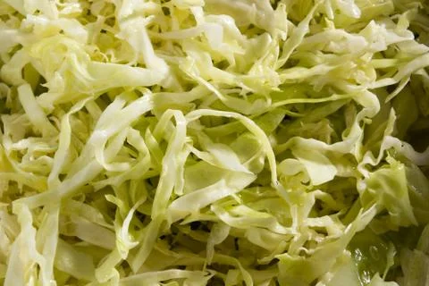 Closeup of cabbage salad Stock Photos