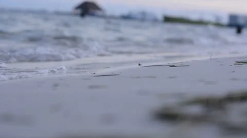 Closeup Calm Waves of the Sea. Stock-Footage 241550093