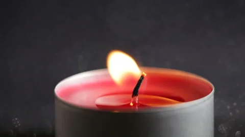Closeup of candle light 库存影片 43180969