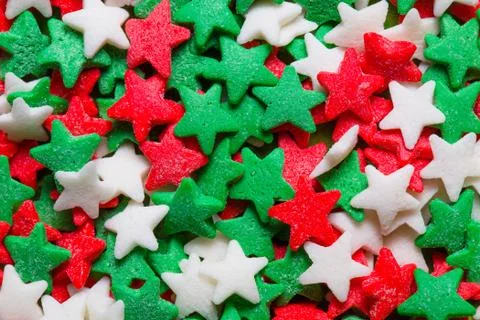 Closeup candy sprinkles Foto stock