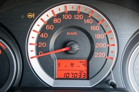 Closeup car dashboard Stock Photos
