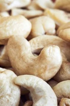 Closeup of cashew nuts Stock Photos