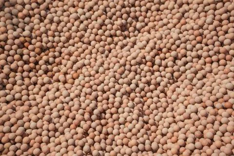 Closeup of ceramic balls called hydroball Stock Photos