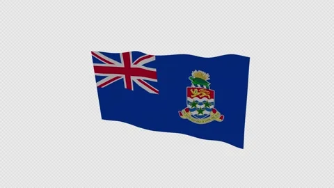 Closeup Ceremonial Cayman Islands Loop Alpha Channel Stockbeeldmateriaal 342604945