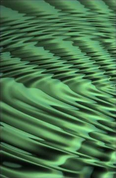 Closeup of CGI green ripple effect background for computer or digital use Foto stock