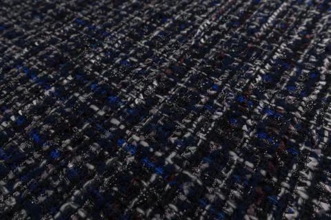 Closeup of checkered fabric with textile texture background Stockillustratie