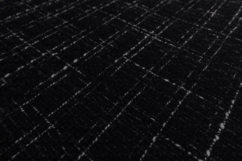 Closeup of checkered fabric with textile texture background Stock Photos