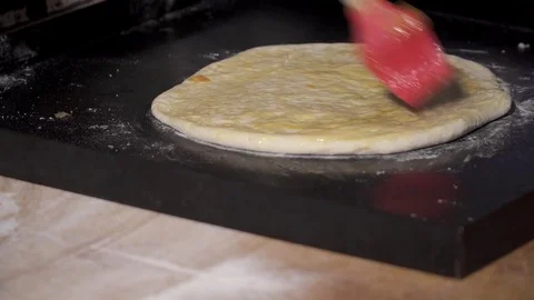 Closeup of chef making a khachapuri Stock Footage 73622519