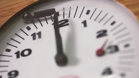 Closeup of Chess Clock Hand Dropping at ... | Stock Video | Pond5