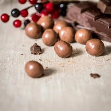 Closeup chocolate Foto stock