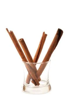 Closeup Cinnamon stick Stock Photos