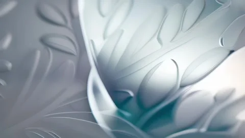 Closeup of clear plastic with a laseretched pattern. The texture has intricately Stock Footage 253925648