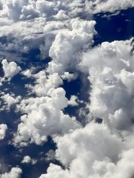 Closeup of clouds Stockfoto's