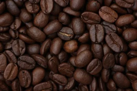 Closeup of a coffee beans 库存照片