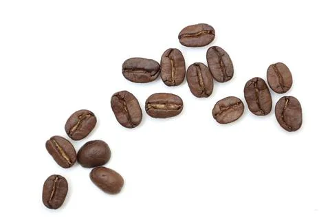 Closeup of a coffee beans 库存照片