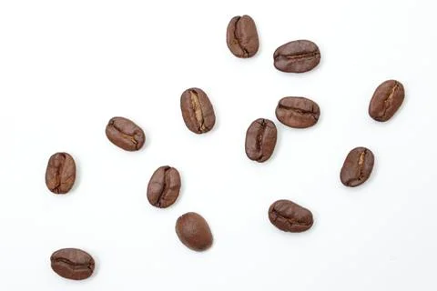 Closeup of a coffee beans Stockfoto's
